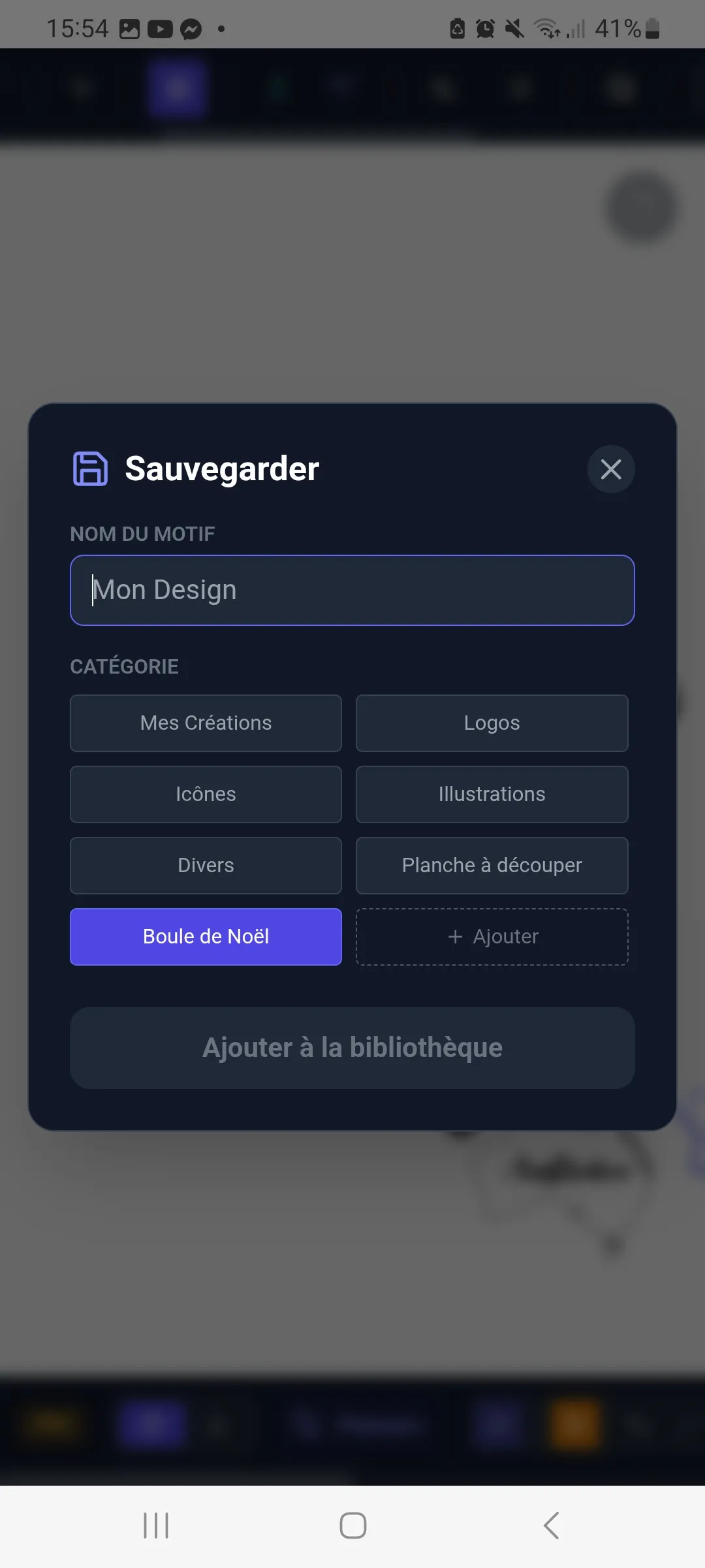 Sauvegarde de projets Vectorize Pro